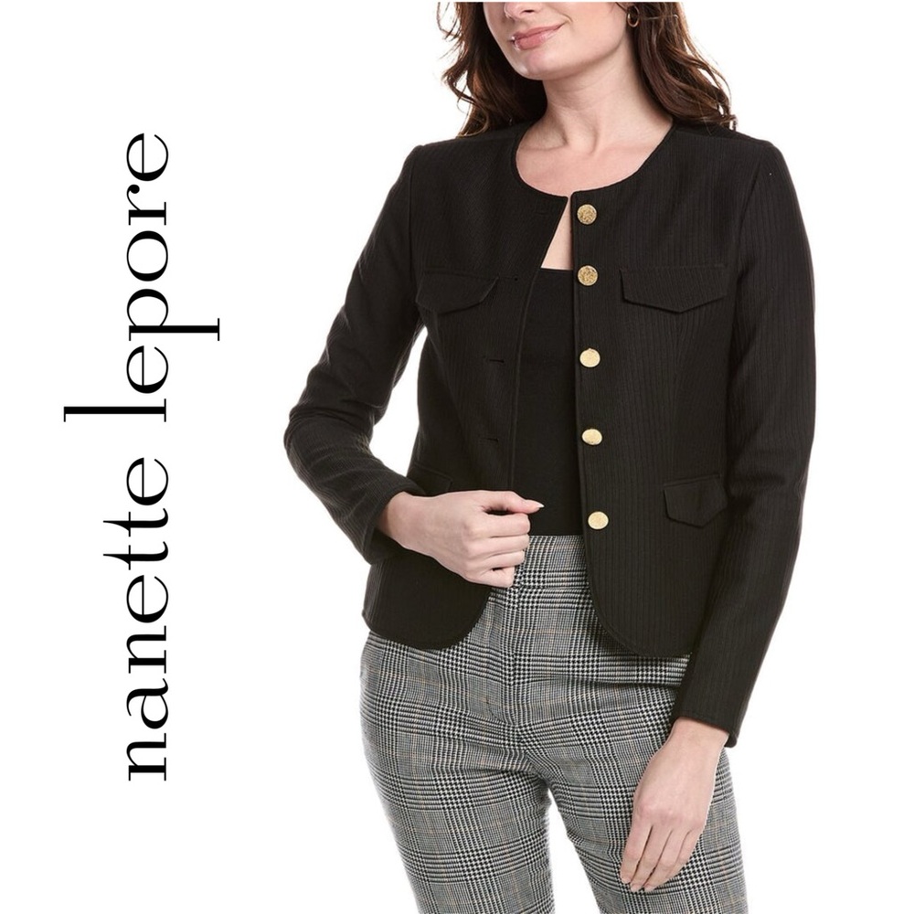 Nanette Lepore Ribbed Jacket